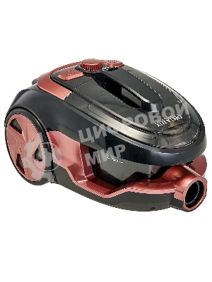 Пылесос Delta LUX DE-3501 СУПЕР-ЦИКЛОН, черный с терракот