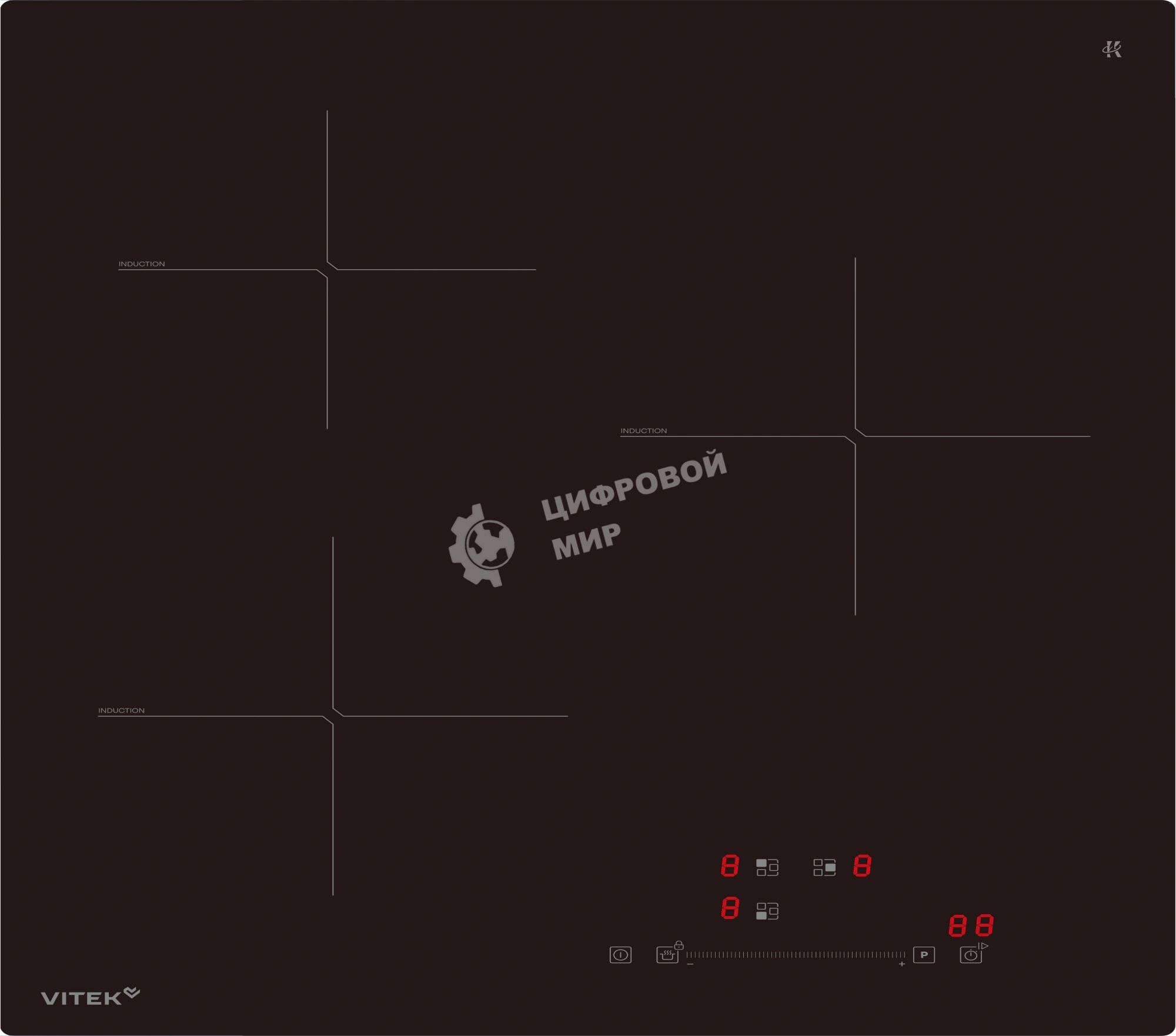 Индукционная варочная панель Vitek VHI4310 черный