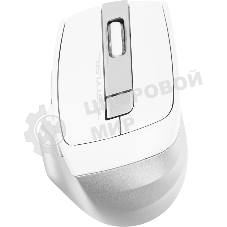 Мышь беспроводная A4Tech Fstyler FB35 белый/серый, 2000 dpi, радиоканал, Bluetooth, USB, кнопки - 6
