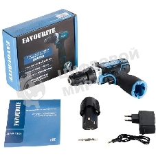 Дрель-шуруповерт FAVOURITE ДАБ 1201, 12 В, 2 Ач, 22 Нм, бесщеточный