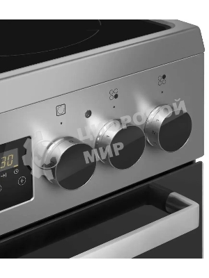 Плита электрическая Maunfeld MEC55CS08D серебристый, конфорок 4 шт, духовка 60 л, 50 см x 85 см x 60 см