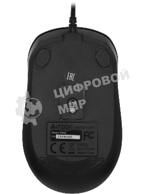 Комплект клавиатура+мышь A4Tech FStyler F1110 проводной, USB, 2000 DPI, чёрный/жёлтый