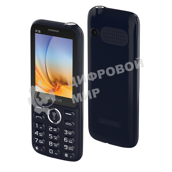 Мобильный телефон Maxvi K18 синий