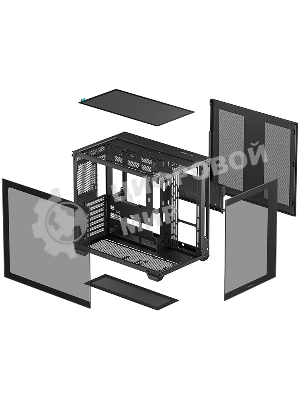 Компьютерный корпус Deepcool CG530 черный без БП ATX 2x120мм 2x140мм 2xUSB 2.0 1xUSB 3.0 audio bott PSU