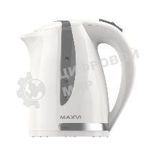 Чайник электрический Maxvi KE1701P белый/серый