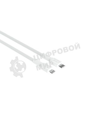 Кабель MORE CHOICE (4620202553713) K65ia 2м USB 3.0A PD 27W для Lightning ng 8-pin - 2 м, белый