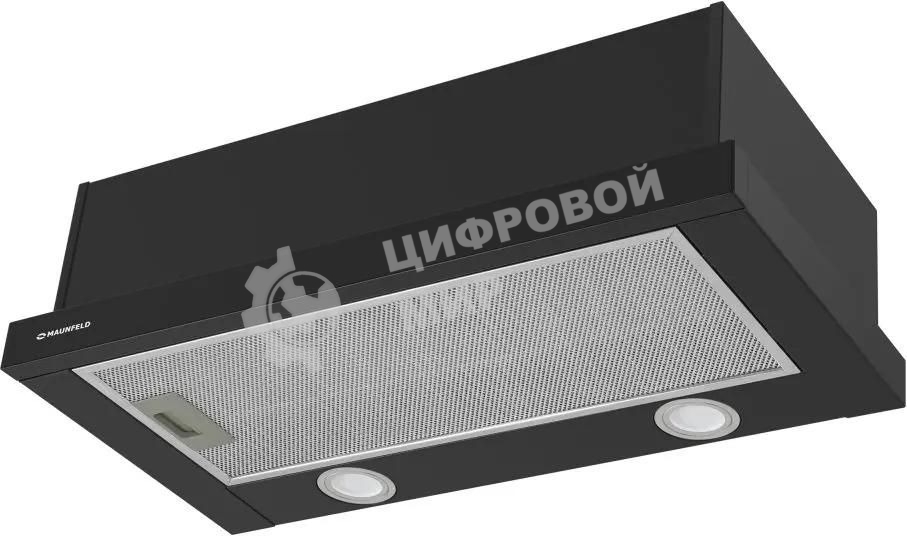 Вытяжка встраиваемая Maunfeld VS Light 50 черный, 50 см, 520 куб. м/ч, 56 дБ