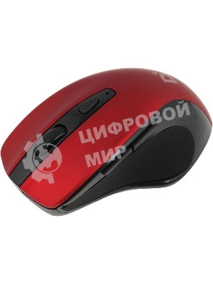 Мышь беспроводная Defender Prime MB-053 красный, 1600 dpi, радиоканал, USB, кнопки - 6