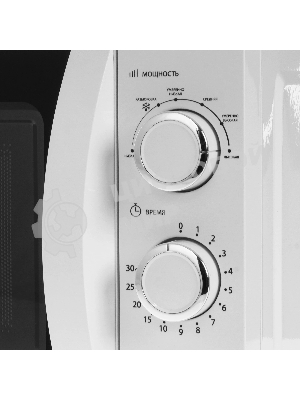 Микроволновая печь Delta DL-88L20 белый, 20 л, 700 Вт, переключатели - поворотный механизм