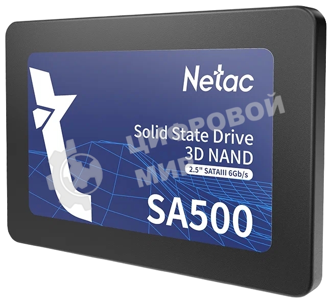 Накопитель SSD Netac SA500, 256Gb, SATA III, 2.5