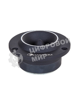 Колонки автомобильные Phantom MT30, 80Вт, 98дБ, 4Ом, 2.5 см, без решетки (1 дюйм) (ком.:2 кол.)