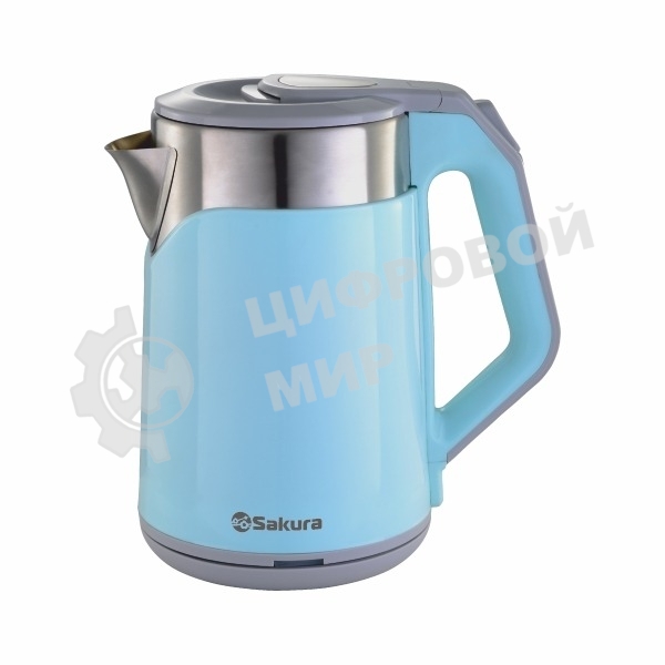 Чайник электрический Sakura SA-2172BL (1.8) двухслойный голубой