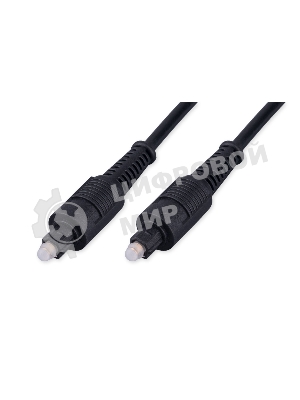 Кабель оптический Cablexpert CC-OPT-10M-N, Toslink 2xODT M/M, 10м, черный, пакет