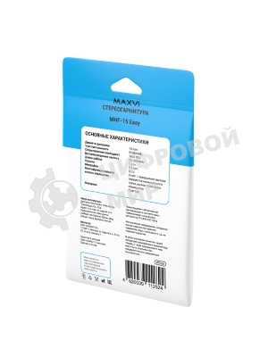 Проводные наушники Maxvi MHF-15 Easy белый, вкладыши, (Jack 3.5 мм), встроенный микрофон