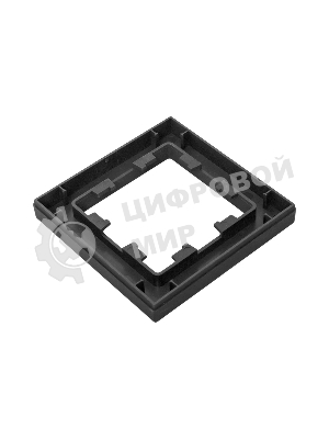 Рамка 1 - местная Эпика EKF UP1-FPB-01 черная, пластик