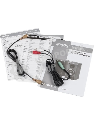 Акустическая система SVEN SPS-702 2.0 черный 40Вт