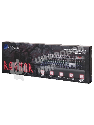 Клавиатура Оклик 935G RAGNAR механическая черный USB Multimedia for gamer LED