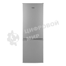 Холодильник Hyundai CC2051SL серебристый двухкамерный 129/64 л морозилка снизу, капельная система