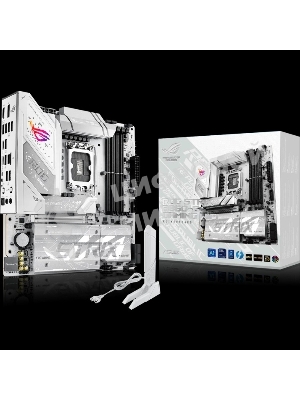 Материнская плата ASUS ROG STRIX B860-G GAMING WIFI, LGA 1851, Intel B860, 4xDDR5, 4xSATA, 4xM.2, 1xPCIe 5.0 x16, 1xDP, 1xHDMI, 1xThunderbolt 4, 1x 2.5Gb LAN, 1xUSB-C 20Gbps, 1xUSB-A 10Gbps, 3xUSB-A 5Gbps, 4xUSB-A 2.0, 2x3.5 мм, 7.1, mATX