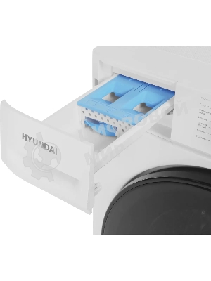 Стиральная машина Hyundai WFD8402 белый, загр. фронтальная макс.: 8 кг 1400 об/мин класс: А