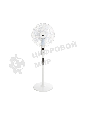 Вентилятор напольный DUX 7 лопастей, д/у управление, 50Вт белый 60-0221