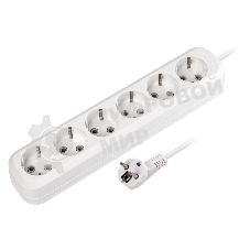 Удлинитель Smartbuy, 6 гнезд 10 метров 16А/3,5 кВт с заземлением ПВС 3х1,0 (SBE-16-6-10-Z)