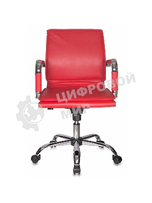Кресло Бюрократ CH-993-Low/Red красный, экокожа