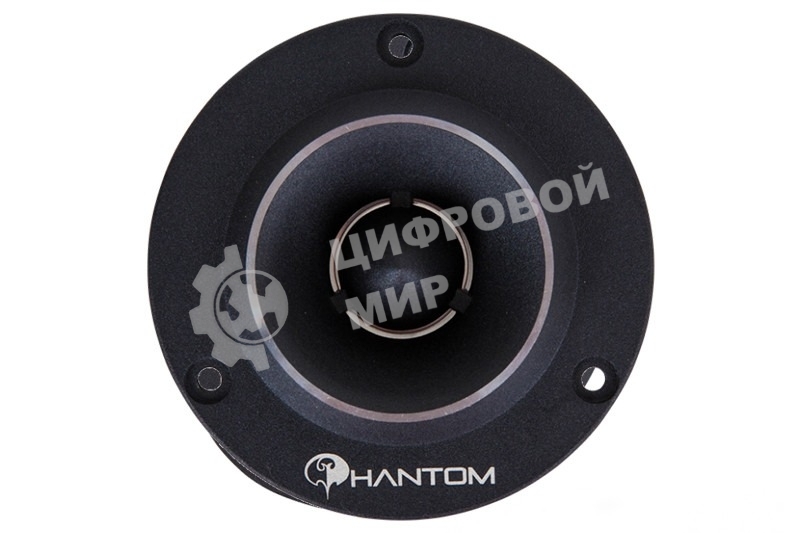 Колонки автомобильные Phantom MT30, 80Вт, 98дБ, 4Ом, 2.5 см, без решетки (1 дюйм) (ком.:2 кол.)