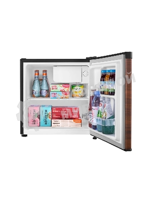 Холодильник Maunfeld MFF50WD дерево/черный мат. однокамерный 46л