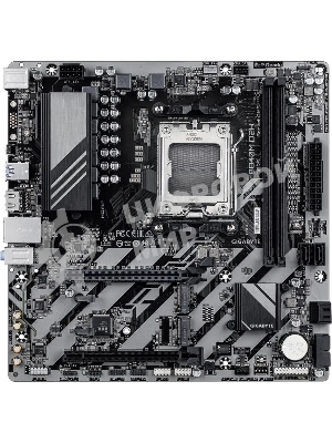 Материнская плата Gigabyte B840M D2H (V1.2), AM5, AMD B840, 2xDDR5, 4xSATA, 2xM.2, 1xPCIe 4.0 x16, 1xPCIe 3.0 x4, 1xHDMI, 1x2.5Gb LAN, 2xUSB-A 5Gbps, 8xUSB-A 2.0, 3x3.5 мм, 7.1, mATX
