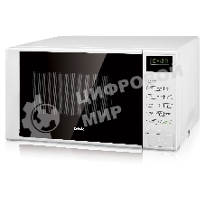 Микроволновая печь BBK 20MWS-728S/W белый/черный, 20 л, 700 Вт, переключатели - сенсор