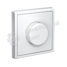 Светорегулятор поворотно-нажимной (диммер) ArtGallery LED RC 400Вт механизм бел. SE GAL000123