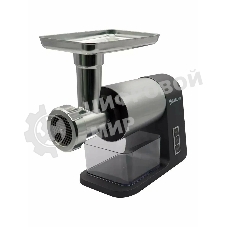 Мясорубка электрическая Sakura SA-6425G Premium серый, 2400 Вт, 2.5 кг/мин, реверс, защита от перегрузки, металлический лоток, насадки - 5