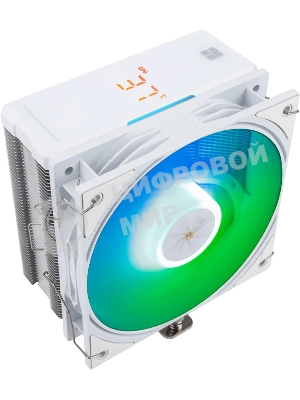 Кулер для процессора Thermalright Assassin X 120 R Digital ARGB White (4-pin PWM, 151mm, Al/Cu, 4x6mm, ARGB, 1x120mm, 70.84CFM, 29.8dBA, 2000RPM, S: 1851/1700/1200/115X, AM5/AM4, white)