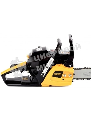 Пила цепная бензиновая Denzel DGS-5218, шина 45 см, 52см3, 3,5 л.с., шаг 0,325, паз 1,5 мм,