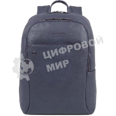 Рюкзак Piquadro Black Square CA4762B3/BLU4, кожа, темно-синий