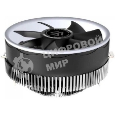 Кулер для процессора ACD серебристый, 100 мм, алюминий, 2200 об/мин, 28 дБ, 4 pin, 65 Вт, 68 мм