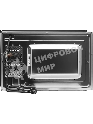 Микроволновая печь встраиваемая Hyundai HBW 2560 BG черный, 25 л, 900 Вт, переключатели - сенсор