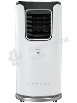 Кондиционер мобильный FUNAI JASMINE MAC-JS30CON03 9500 BTU, 20 м², 55 дБ, охлаждение, осушение, белый
