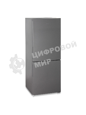 Холодильник Бирюса W6141 графит двухкамерный 165/60л морозилка снизу