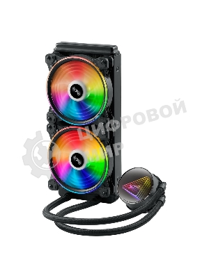 Система жидкостного охлаждения XPG Levante X 240, черный 120мм алюминий+медь 2000rpm 18.17db 4-pin 250W