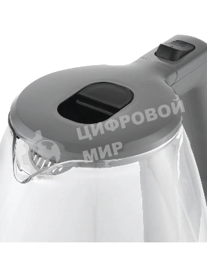 Чайник Centek CT-0014 серый, 2200 Вт, 1.8 л