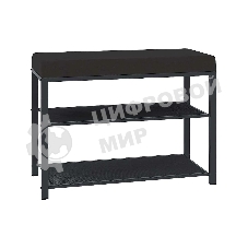 Банкетка ЗМИ Торонто 23S каркас графит,сиденье серый БТ23СГрС