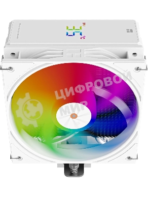 Кулер для процессора Thermalright Assassin X 120 R Digital ARGB White (4-pin PWM, 151mm, Al/Cu, 4x6mm, ARGB, 1x120mm, 70.84CFM, 29.8dBA, 2000RPM, S: 1851/1700/1200/115X, AM5/AM4, white)