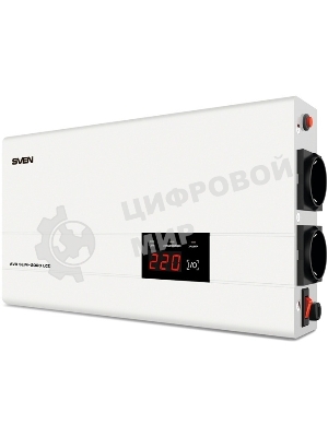 Сетевые фильтры SVEN Стабилизатор напряжения AVR SLIM-2000 LCD