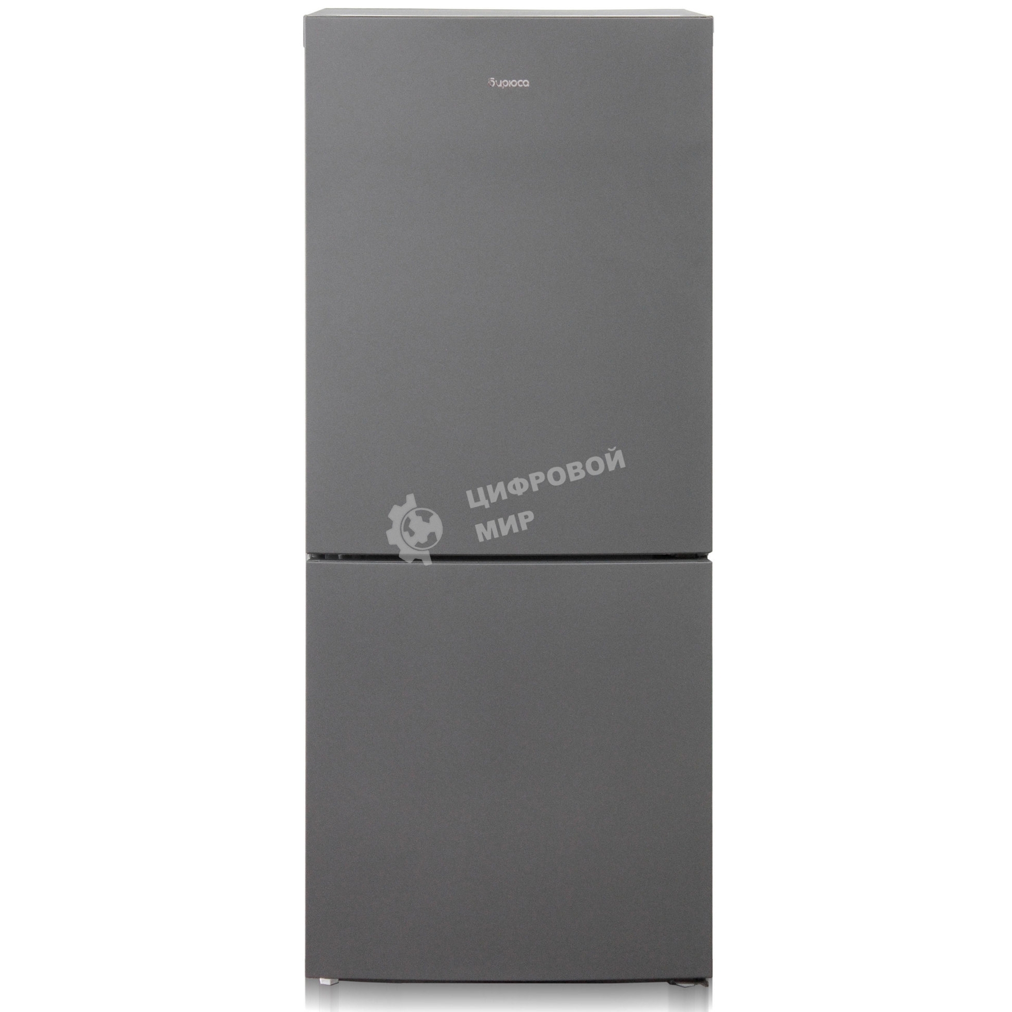 Холодильник Бирюса W6141 графит двухкамерный 165/60л морозилка снизу