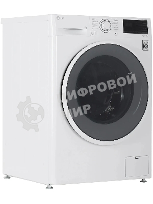 Стиральная машина LG F2J6TN0W 8кг, отжим: 1200об/мин, класс стирки: A, класс отжима: B, дисплей, защита от детей, белый