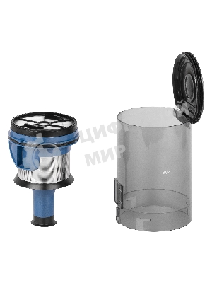 Пылесос вертикальный BBK BV3005 серый/синий, питание от аккумулятора, 160 Вт, уборка сухая, пылесборник 0.6 л