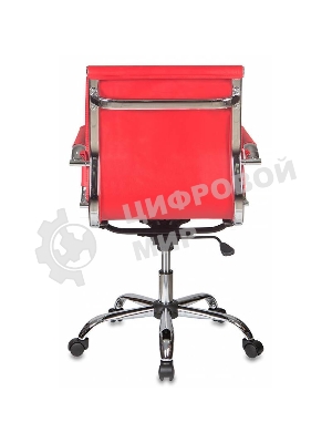 Кресло Бюрократ CH-993-Low/Red красный, экокожа
