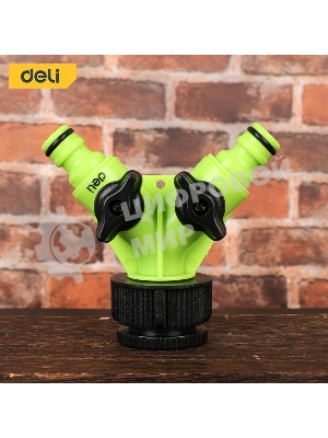 Распределитель поливочный двухканальный Deli DL8797 1